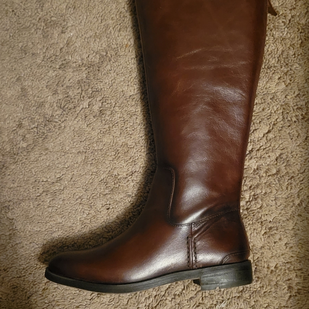 Brown Tall Riding Boots